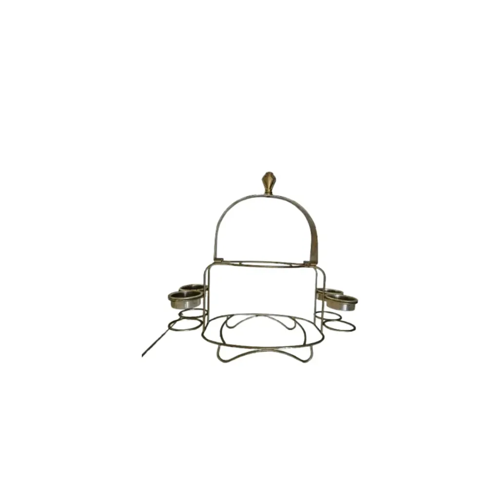 [DS-GL] Dessert 2 Tier Stand - Gold