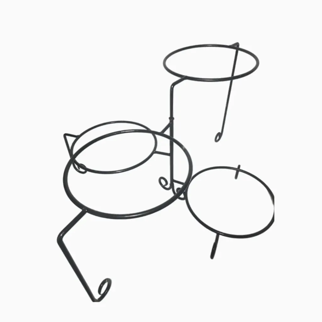 [DE-ST-BL] Dessert Stand Multitiered Black