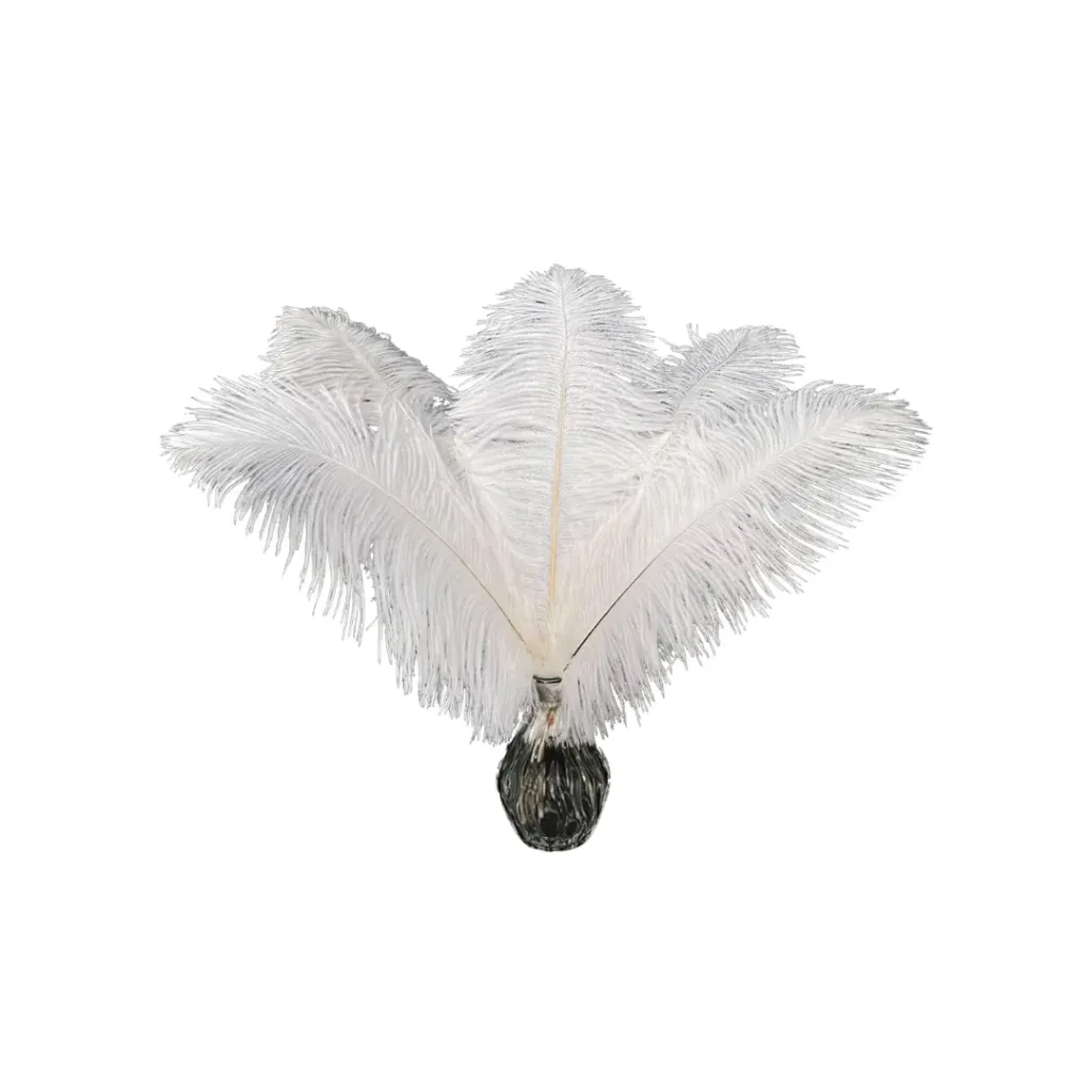 [OS-WH] Ostrich Feather - White