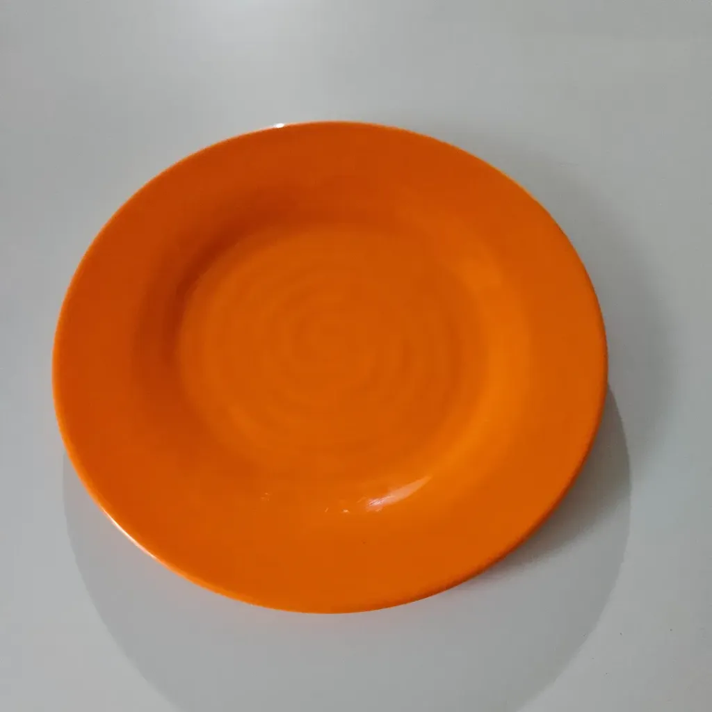 Dinner Plate Orange - Melamine