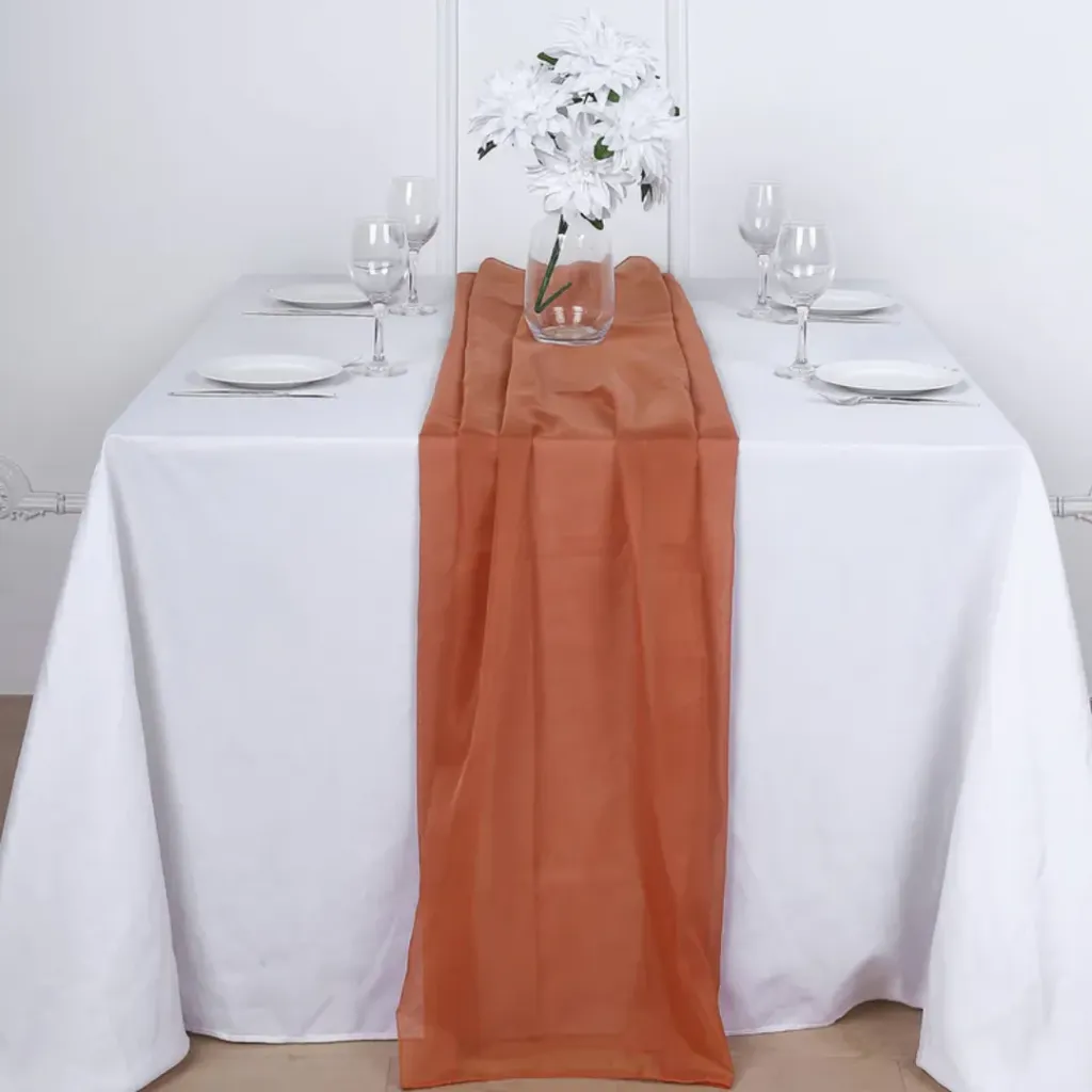 [TA-RU-SH-1] Table Runner - Sheer Rust
