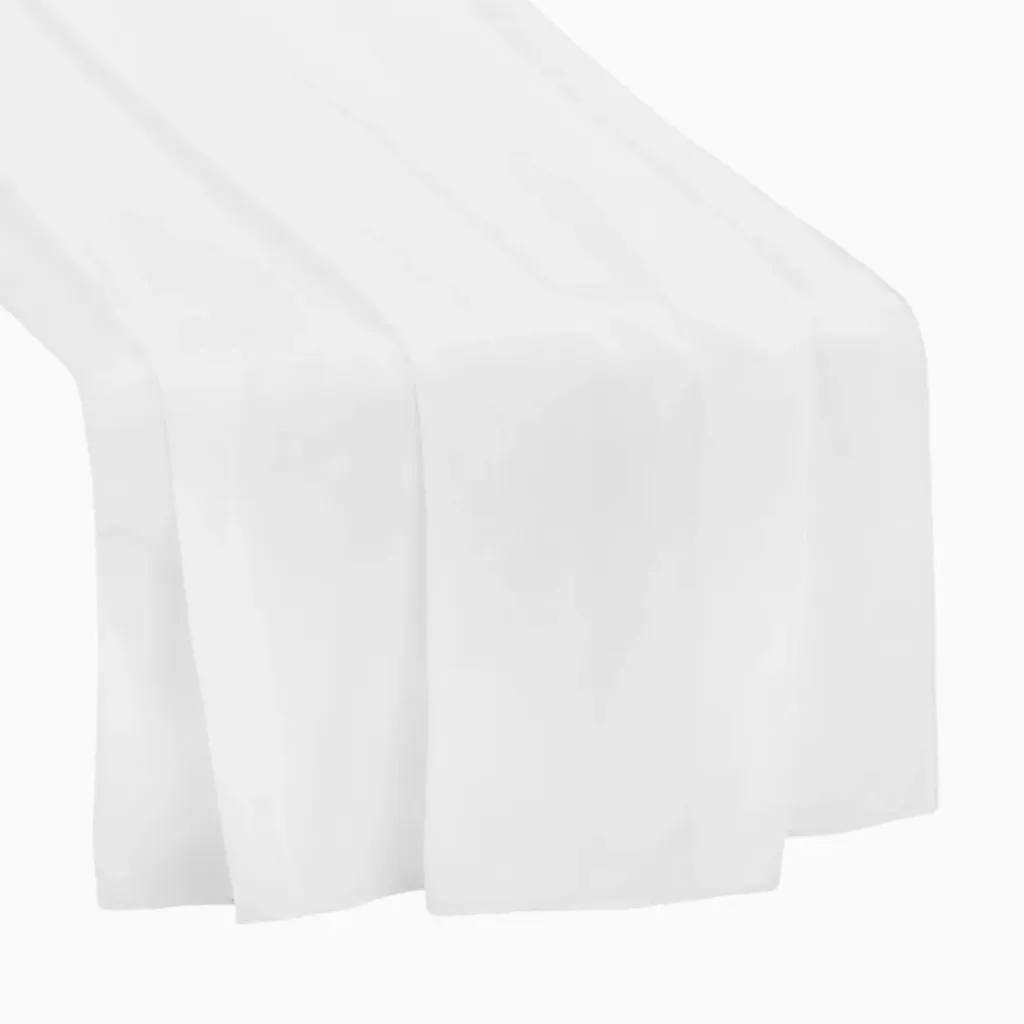 [TA-RU-SH] Sheer Table Runner - White