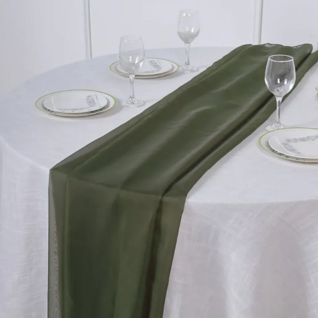 [TA-RU-OL] Table Runner Olive Green