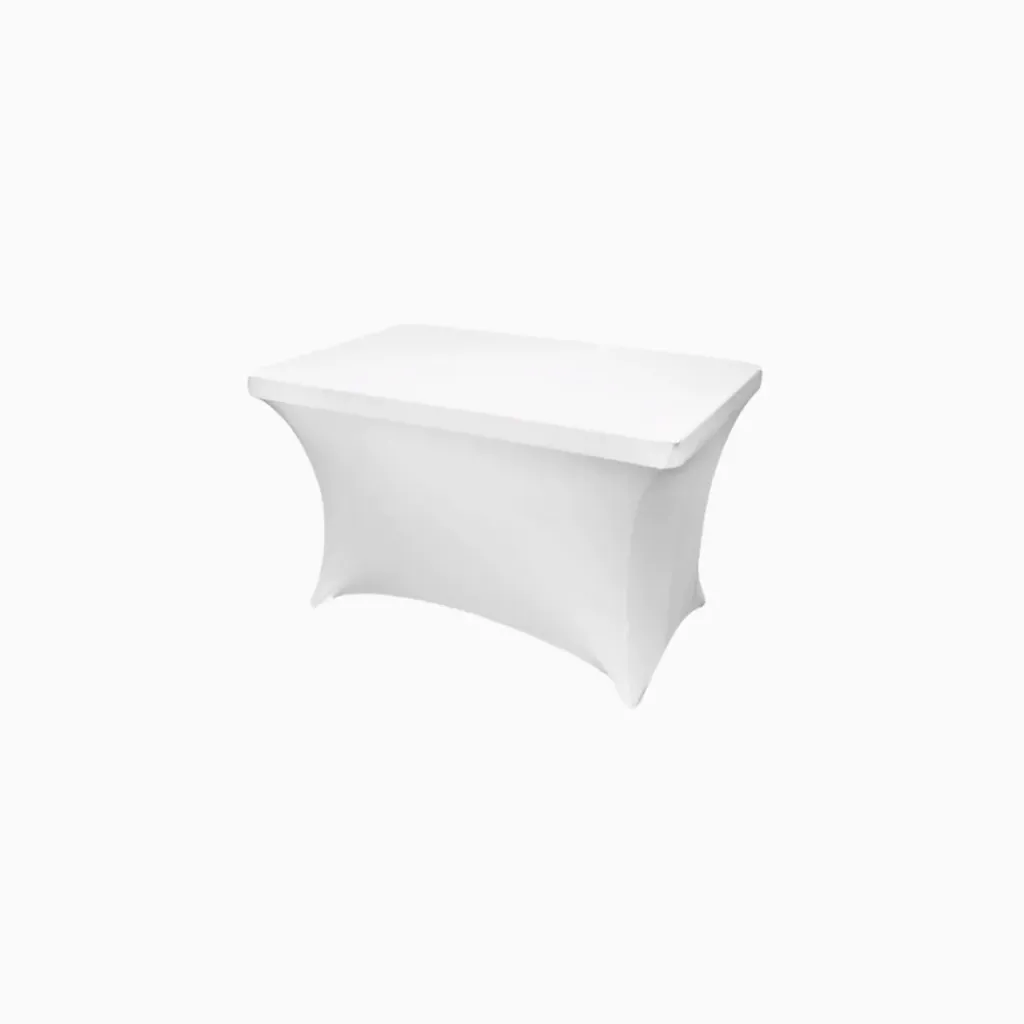 [SP-CO-4F] 4ft Spandex Cover - White