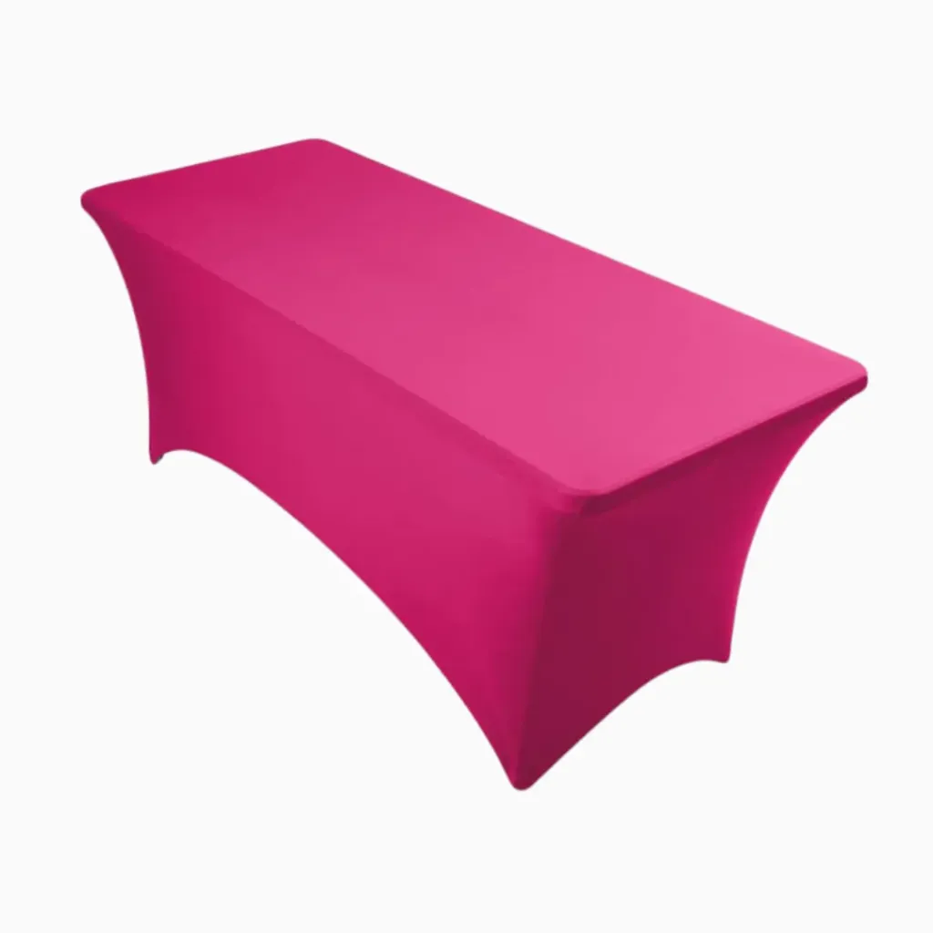 [6F-SP-ML] 6ft Spandex Table cover - Mulberry