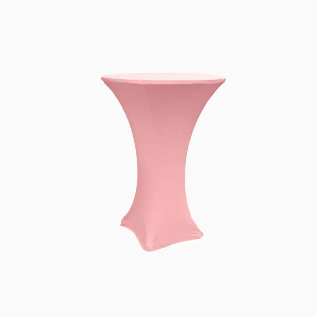 [SP-CO-CO] Spandex Bistro/Cocktail Cover - Dusty Rose
