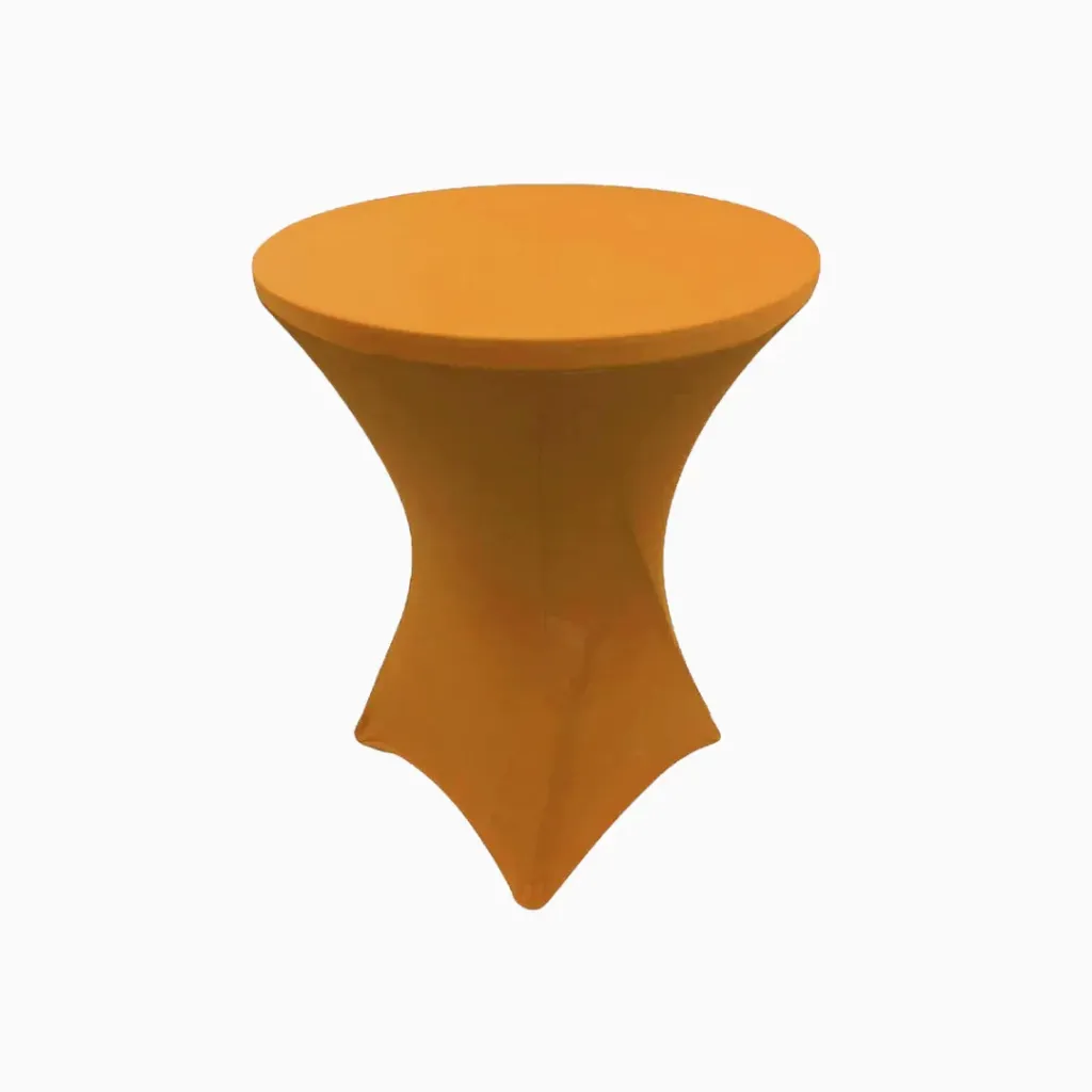 [BI-SP-CO] Spandex Bistro/Cocktail Cover - Gold