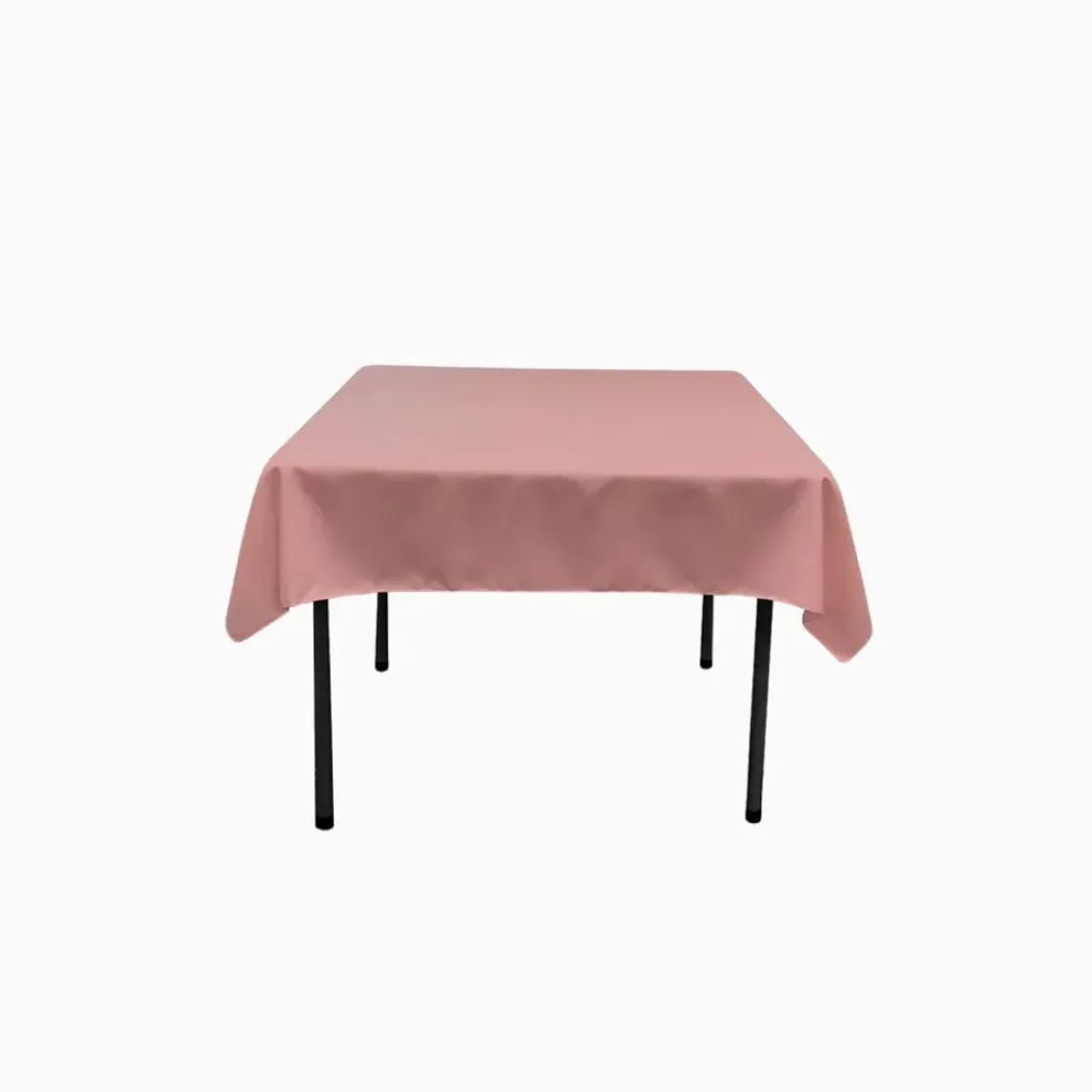 [SQ-TA-54] Square Tablecloth - 54 x 54 Dusty Rose