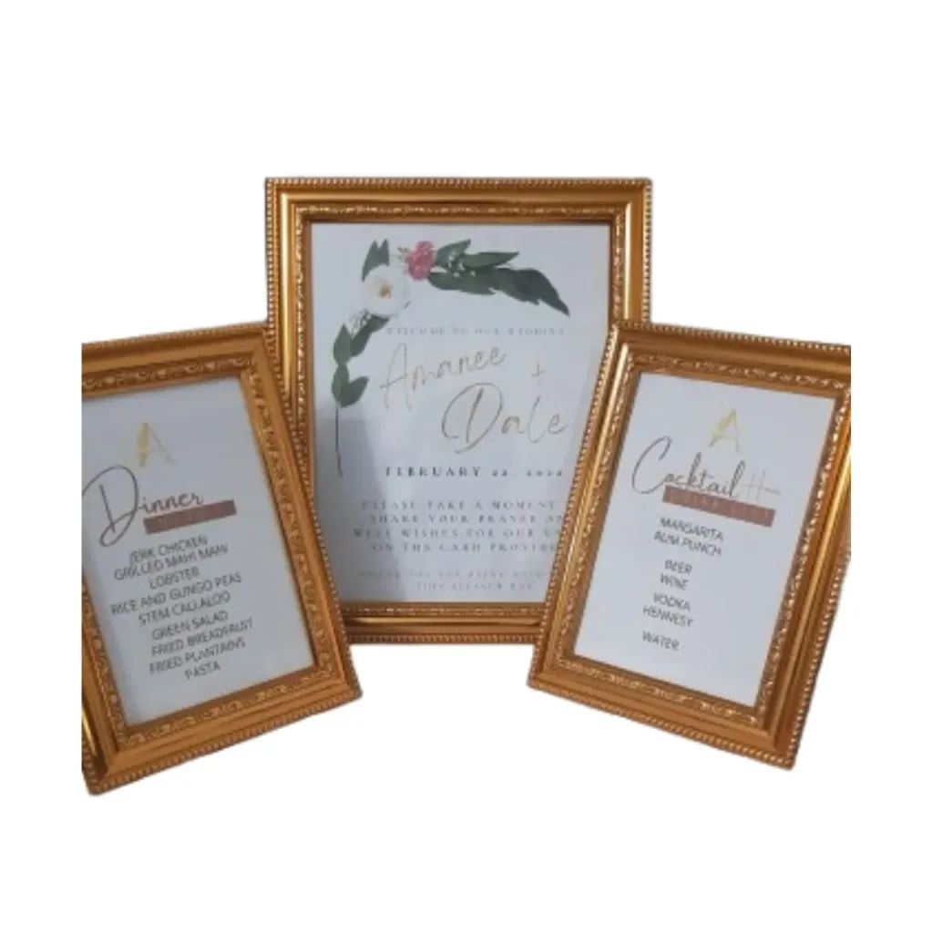 [GL-FR-5] Gold Frame - 7 x 9