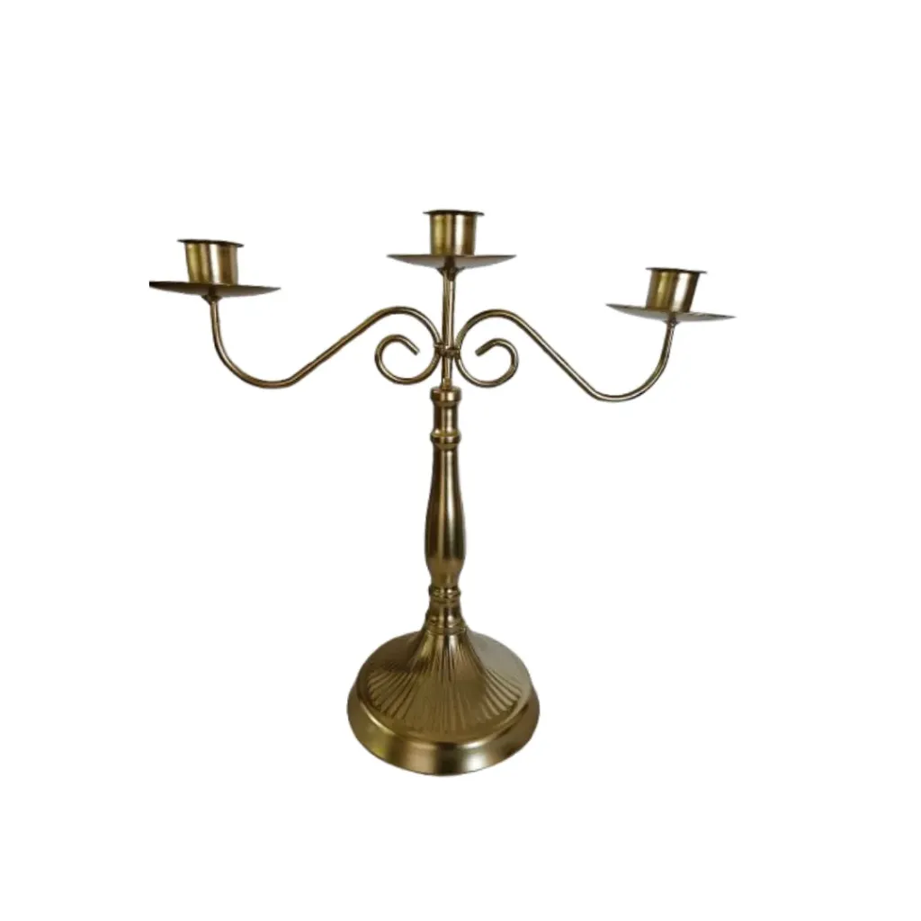 [894929217153] Candelabra - Gold