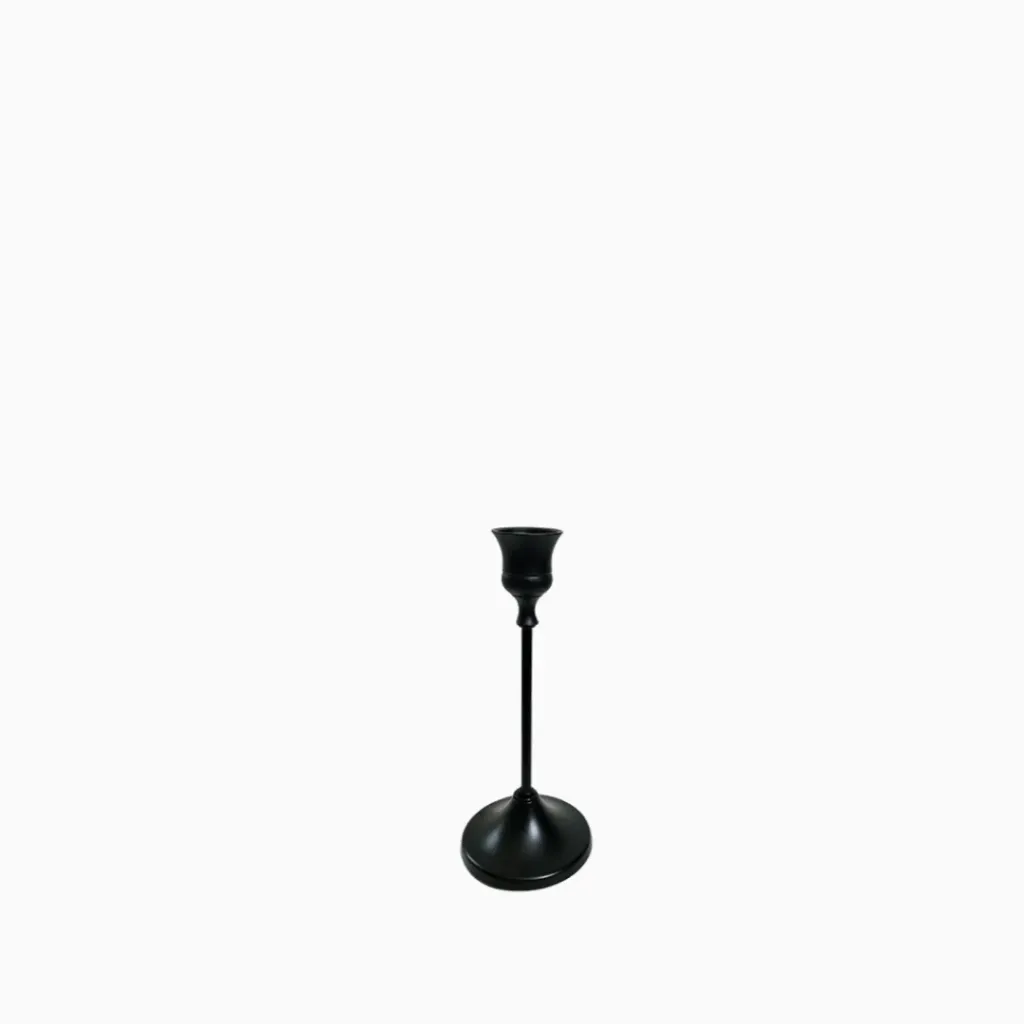 [CH-BL-SM] Candle Holder Black - Sml