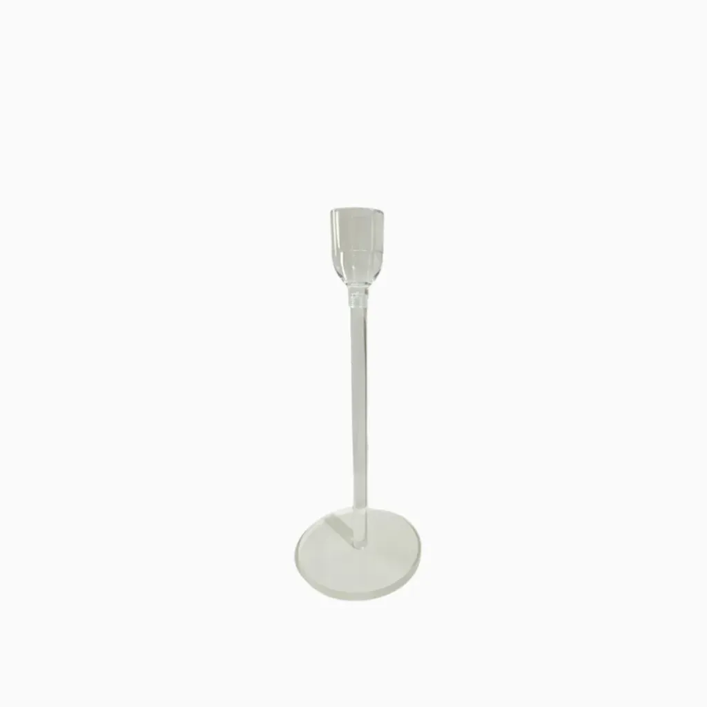 [CH-CL-SM] Candle Holder Clear - Sml