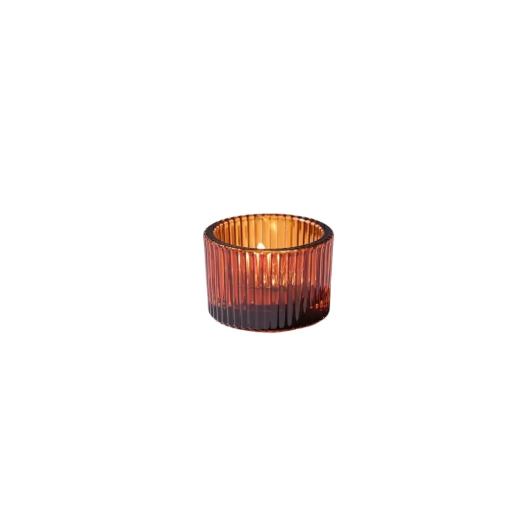 [VO-HO-AM] Tealight Holder - Amber