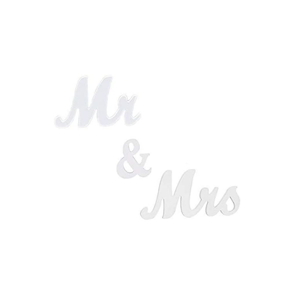 [MMS] Mr and Mrs Wooden sign