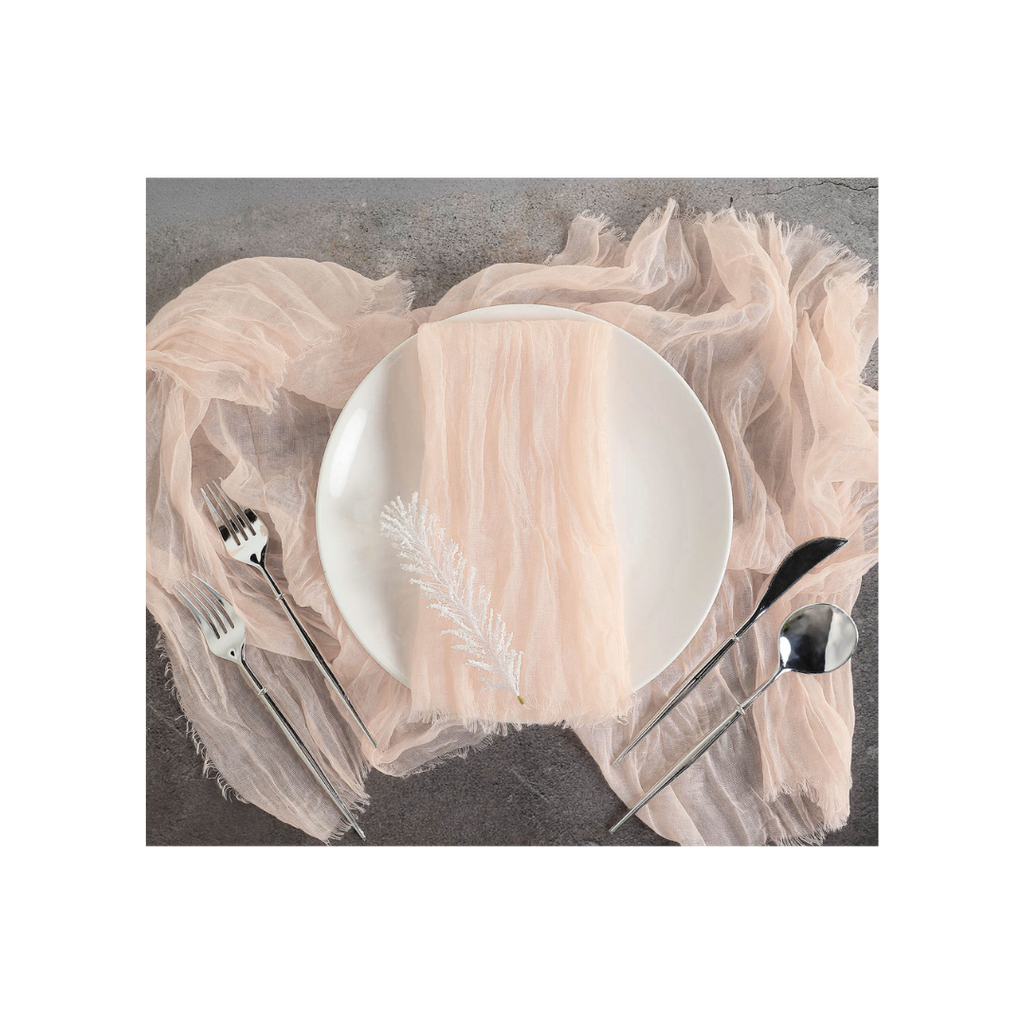 Napkin - Blush Cheesecloth