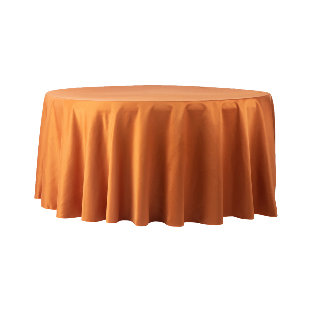 Round Tablecloth - 108" Rust