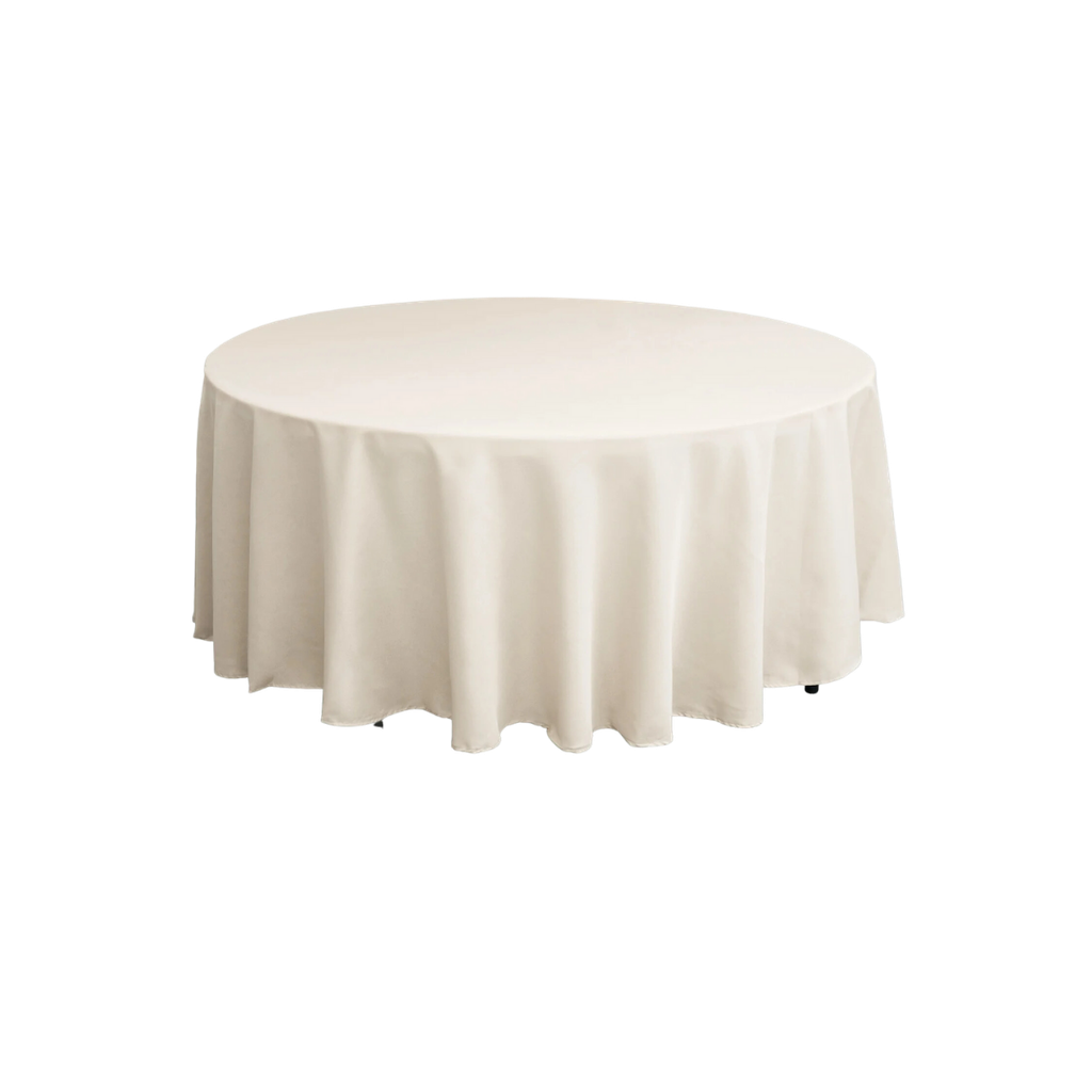 Round Tablecloth - 120" Blush Linen