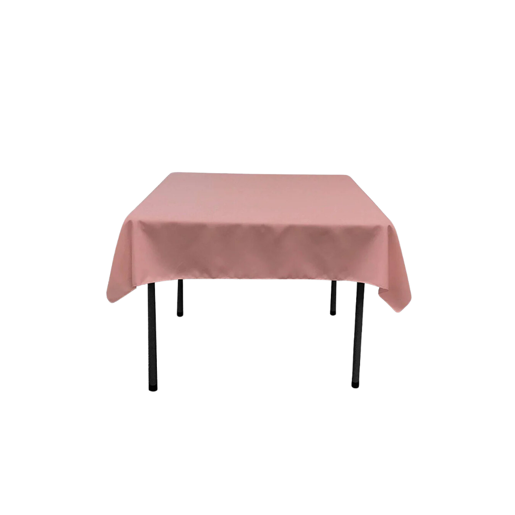 Square Tablecloth - 54 x 54 Dusty Rose