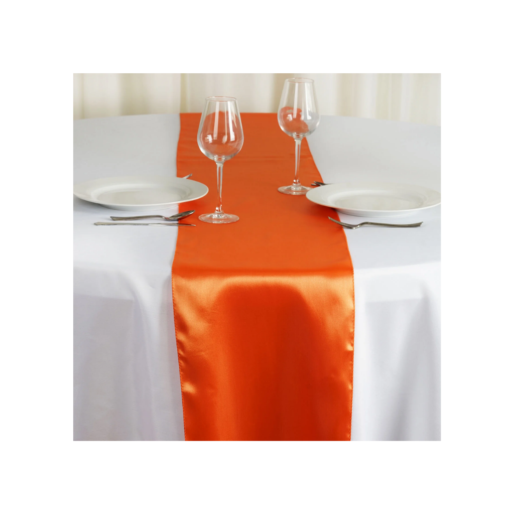 Table Runner - Satin Orange