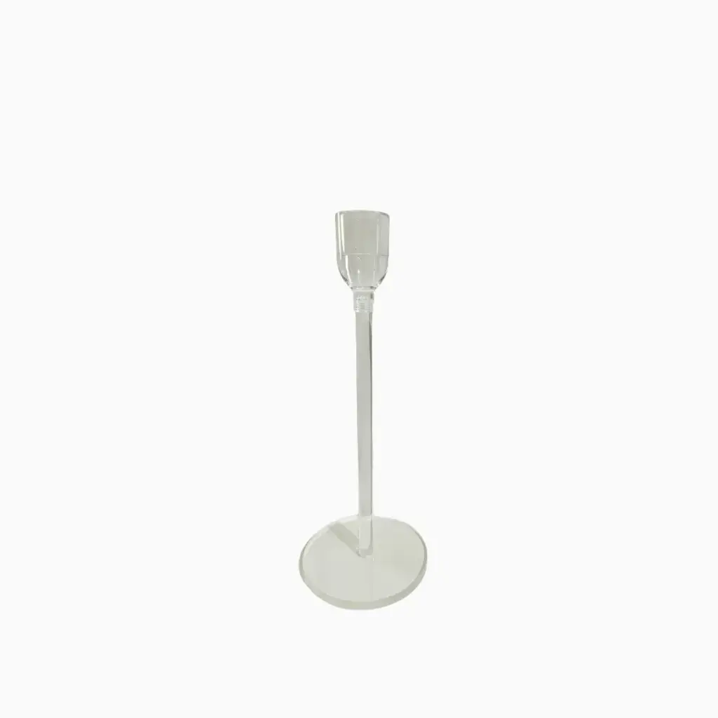 Candle Holder Clear - Sml