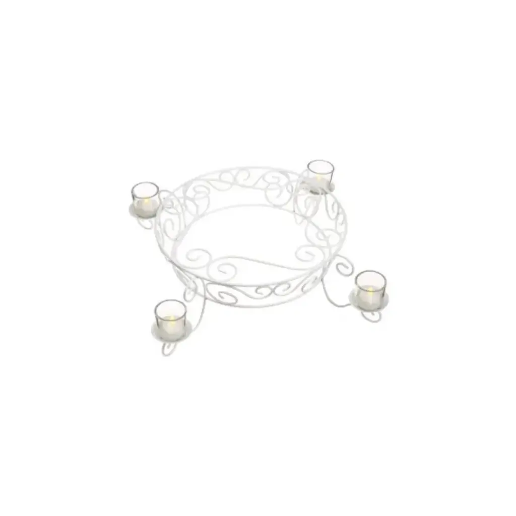 Candlelight Cake Stand - White