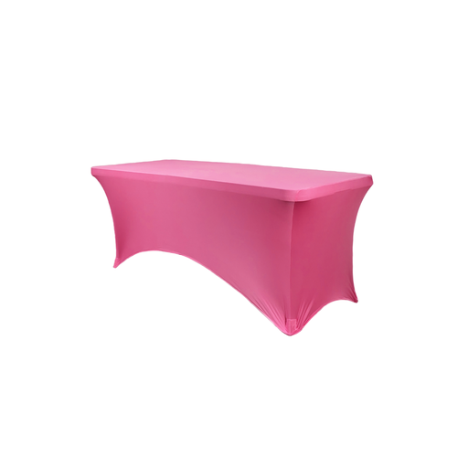 [6F-SP-TA] 6ft Spandex Table cover - Fushia
