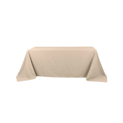 [TA-90-X-1] Tablecloth - 90 x 132 Nude Linen