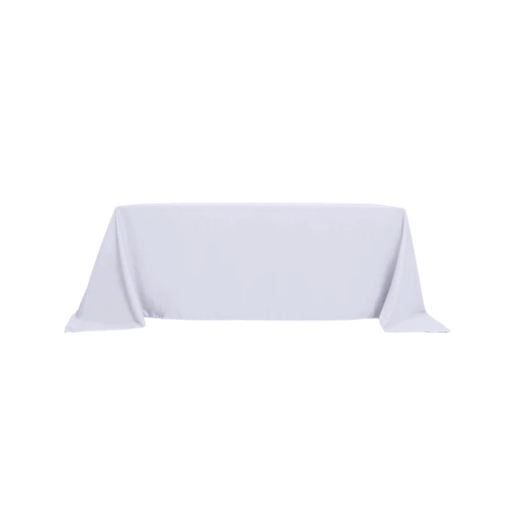 [TA-WH-1] Tablecloth - 90 x 132 White