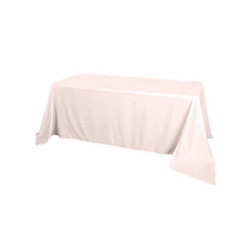 [TA-90-X] Tablecloth - 90" x 132" Blush Linen