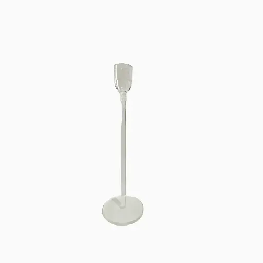 [CH-CL-MD] Candle Holder Clear- Med
