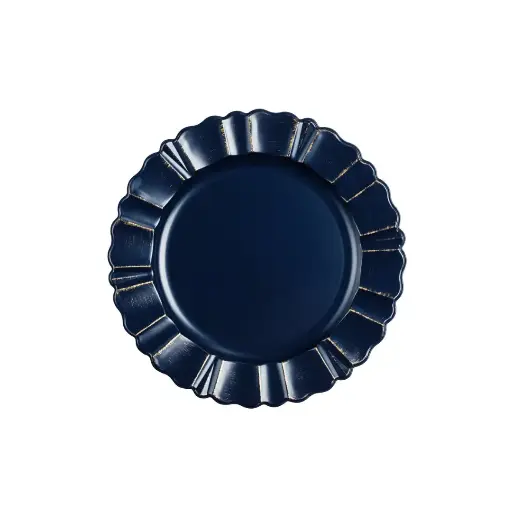 Charger Plate - Navy blue/gold
